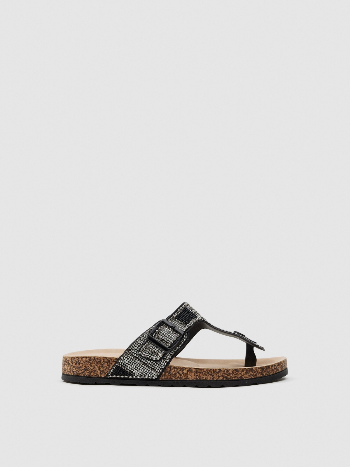 Buckle sandal black