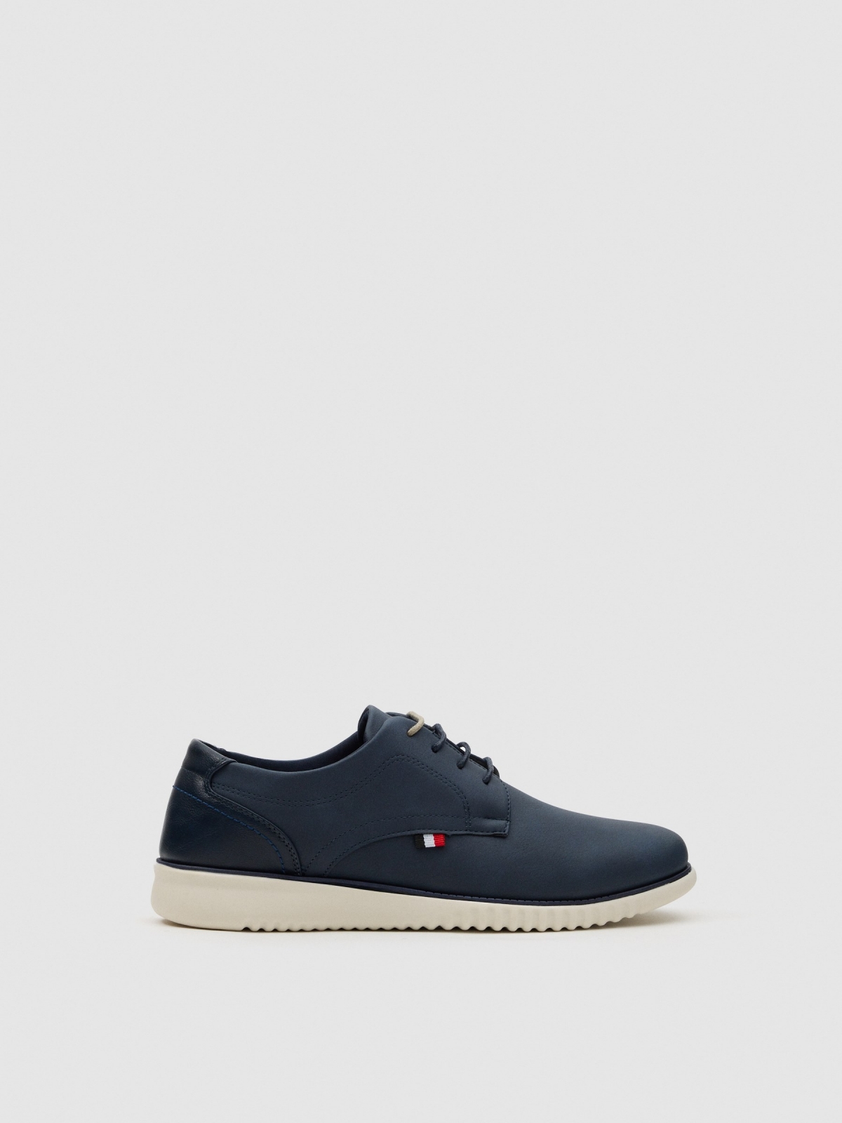 Sapato blucher desportivo azul