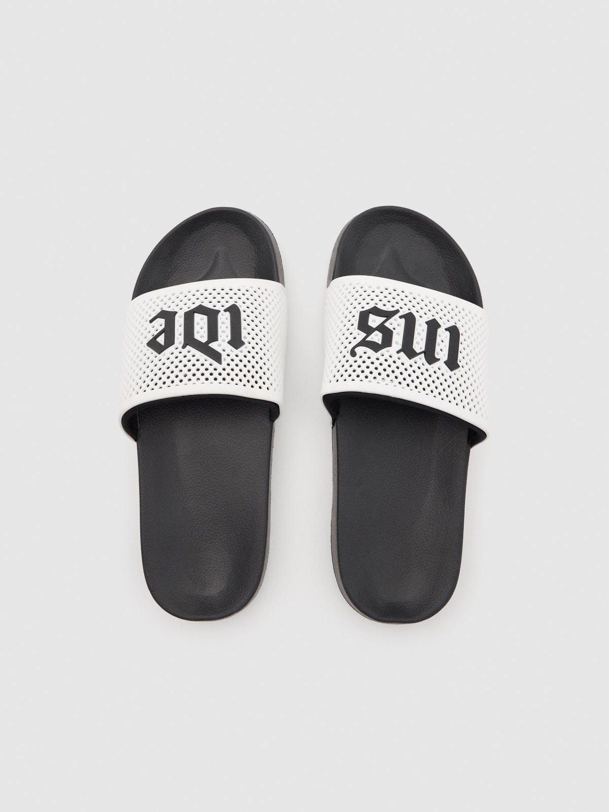 Flip-flops impressos preto