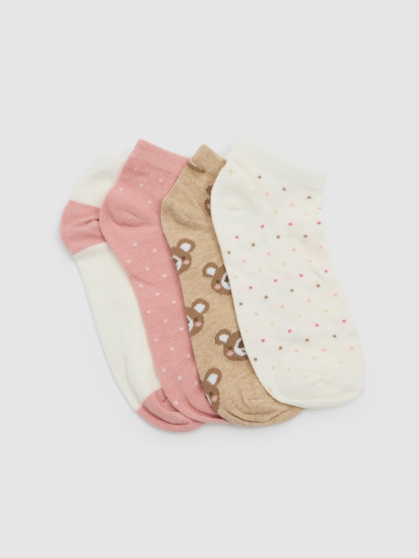 Assorted ankle socks Pack 4