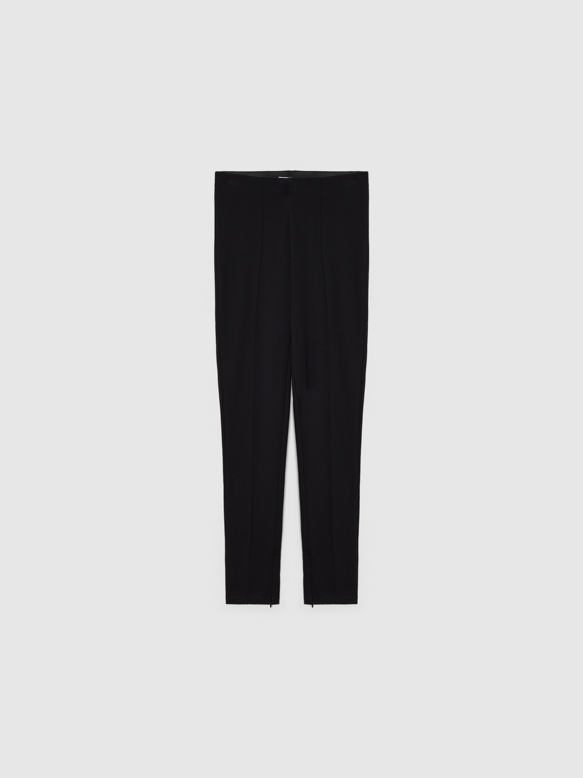  Legging punto con abertura negro negro