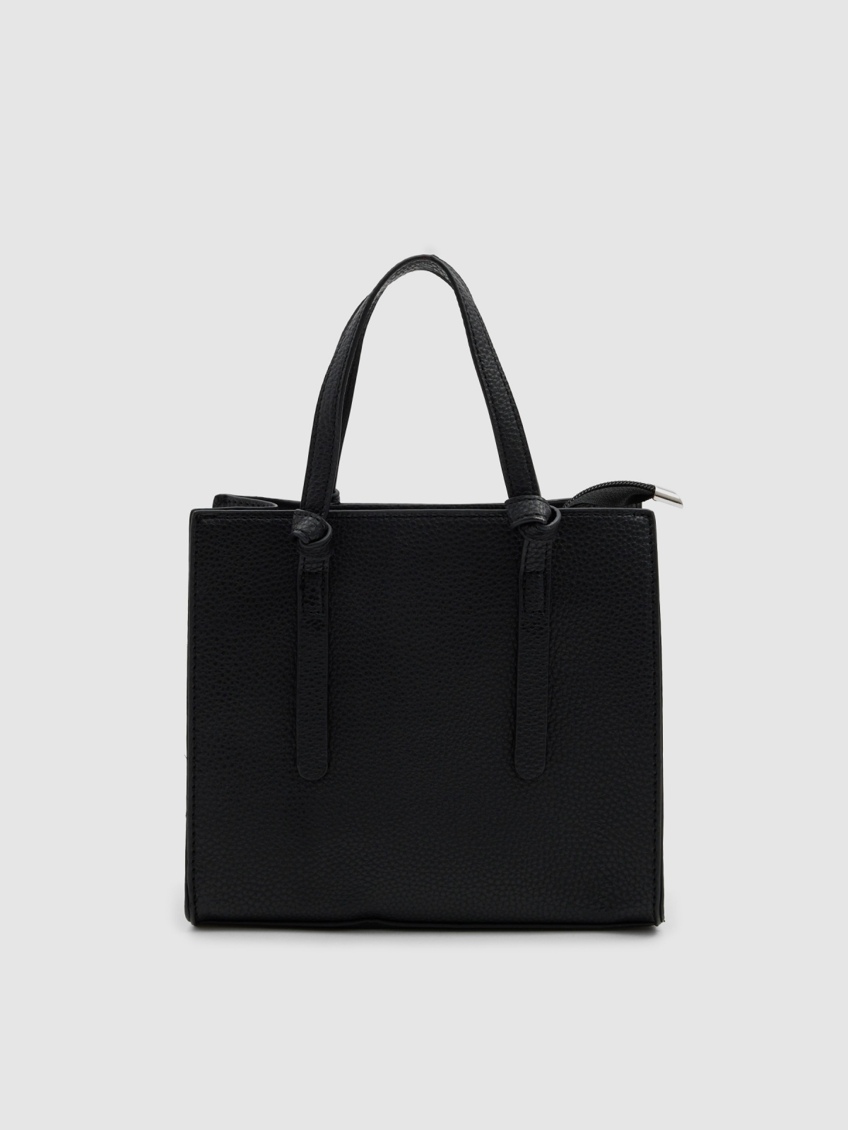 Shopper bag black general front view