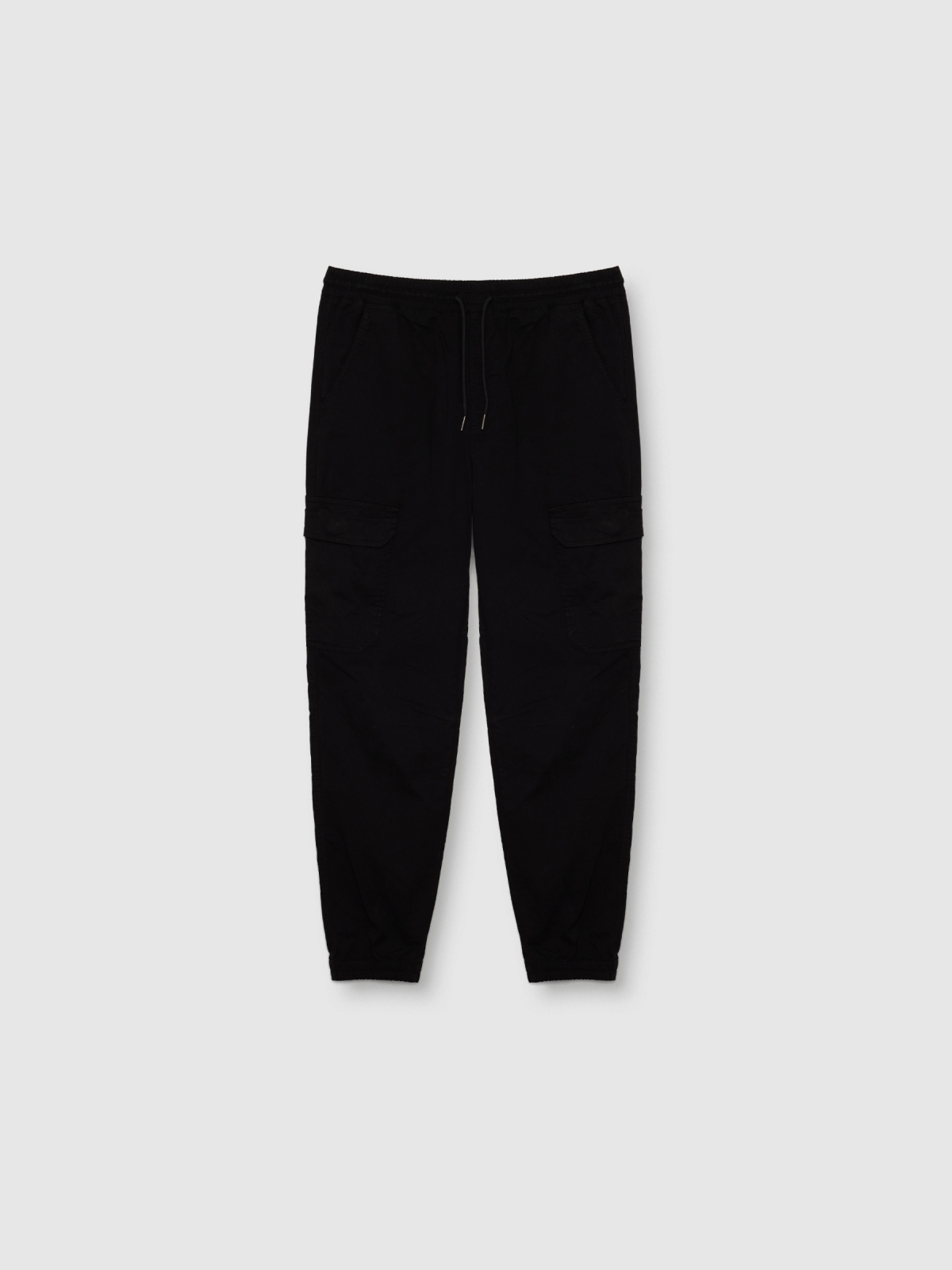 Black sport jogger trousers