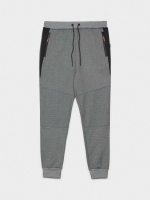 %Pto% Pantalón jogger gris combinado plomo vista frontal