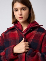 %Pto% Chaqueta estampado cuadros rojo
