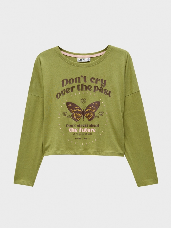  T-shirt with print green