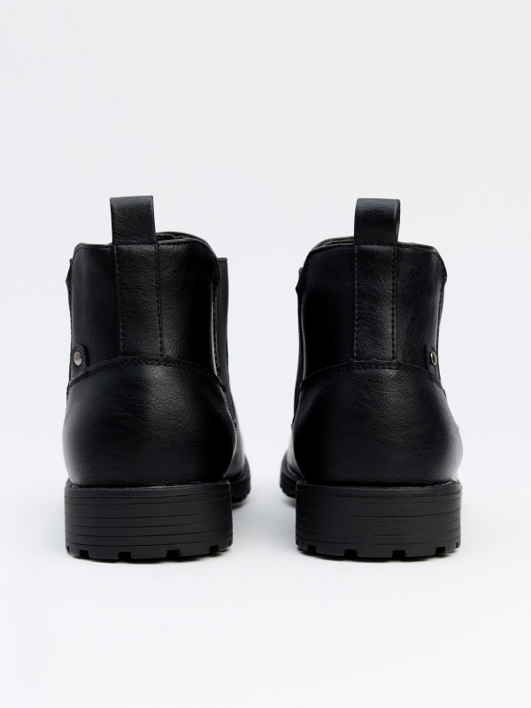 Black chelsea ankle boot black detail view