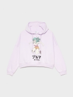 %Pto% Hoodie Bulma Dragon Ball malva