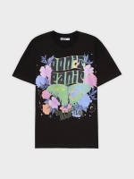 %Pto% Camiseta oversize DON'T PANIC negro