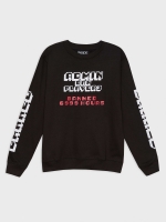 %Pto% Sudadera estampada gaming negro