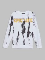 %Pto% Sudadera estampado epic blanco