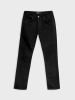 %Pto% Regular five-pocket trousers black front view