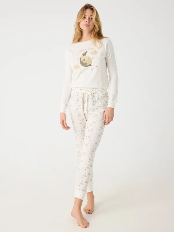 Koala pajamas off white middle front view