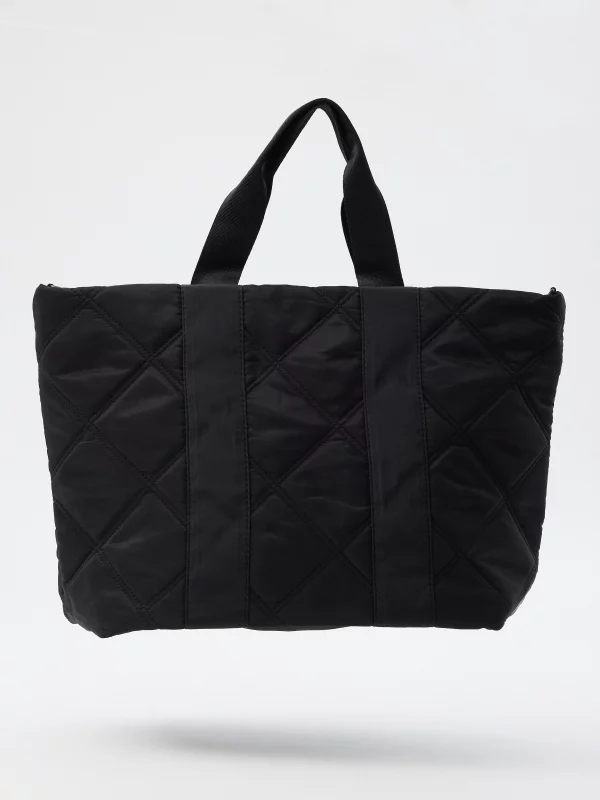 Black quilted bag black