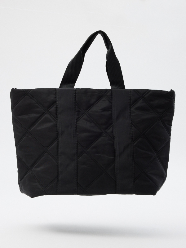 Bolso negro acolchado negro