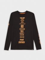 %Pto% Camiseta print texto negro vista frontal