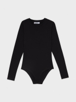%Pto% Body básico manga longa preto
