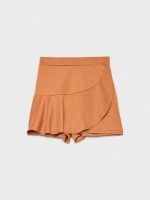 %Pto% Skort estilo retro canela vista frontal