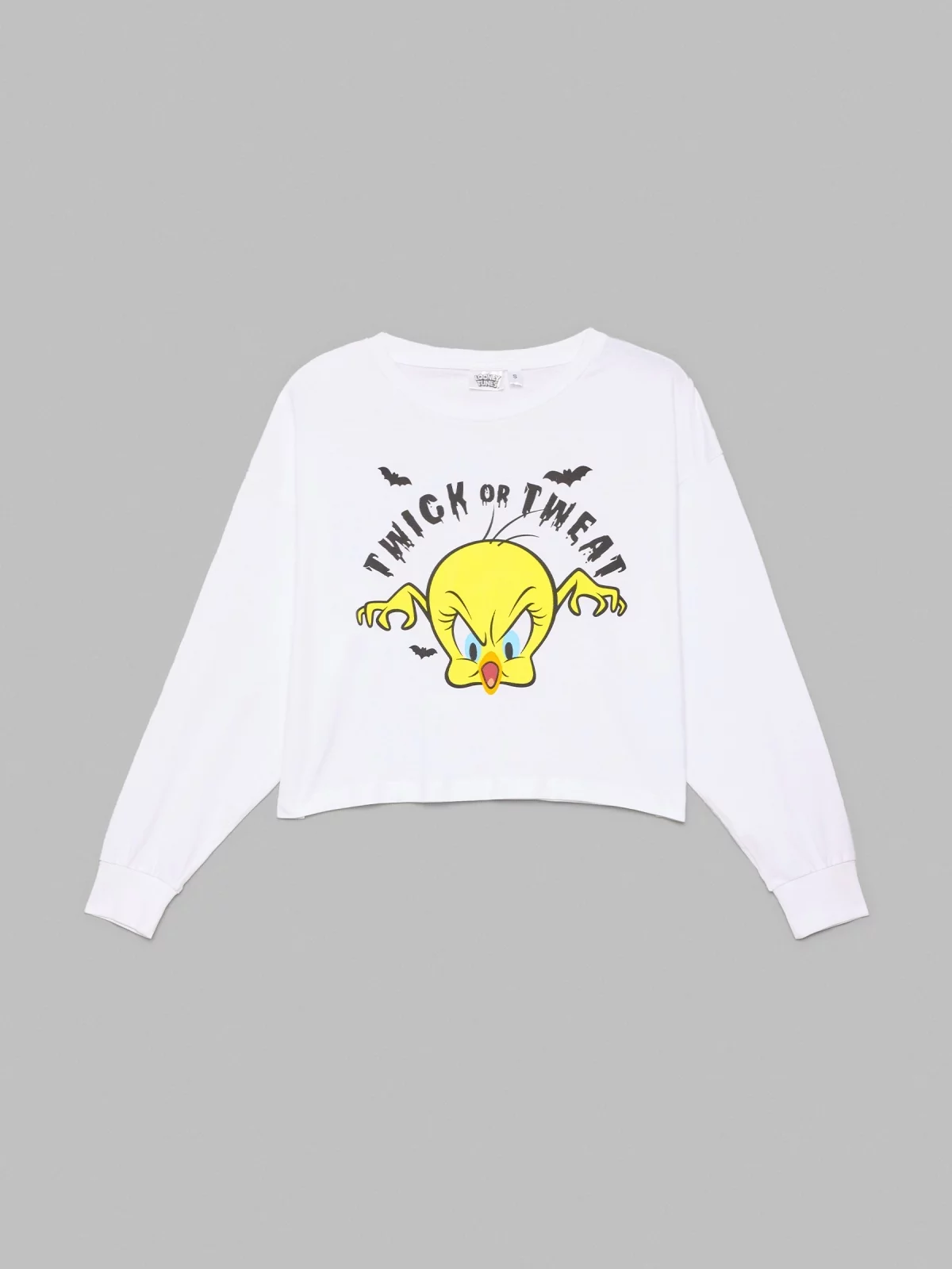  Tweety t-shirt com estampa de Halloween branco