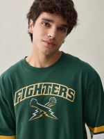 %Pto% Camiseta universitaria kaki