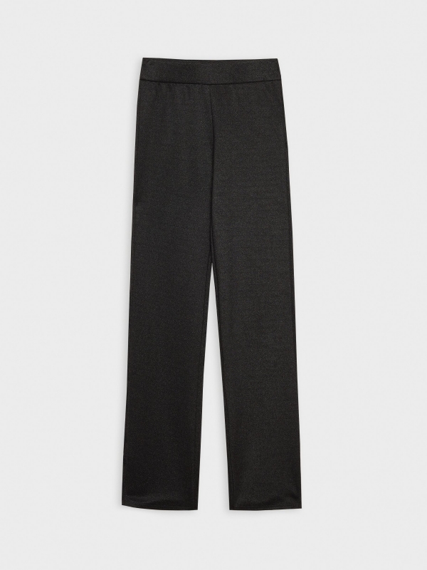  Elastic waist dress pants black