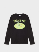 %Pto% Camiseta Rick&Morty negro