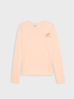 %Pto% T-shirt with print pink front view