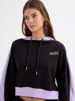 %Pto% Sudadera capucha negro