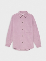 %Pto% Lilac corduroy overshirt lilac
