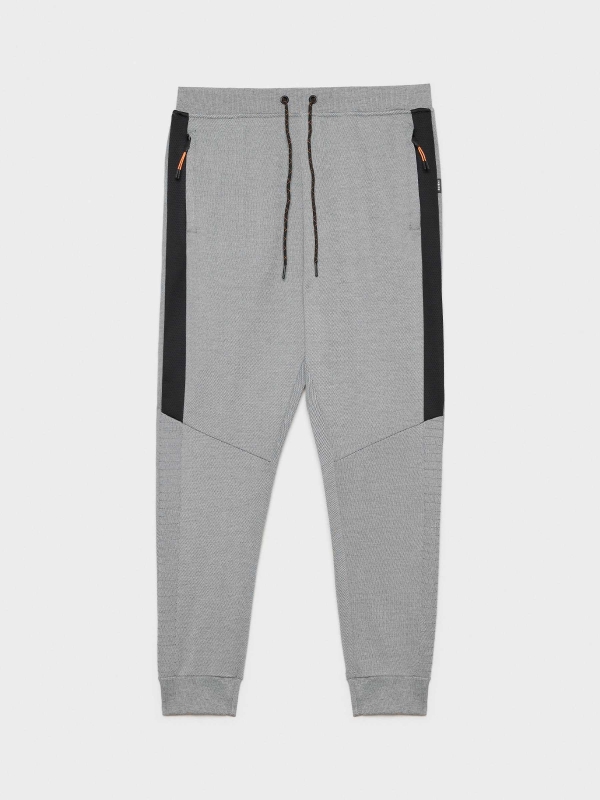  Jogger pants medium melange front view