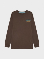 %Pto% Camiseta puños doble estampado plomo