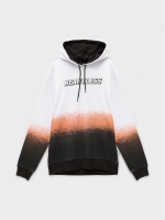 %Pto% Sudadera estampado degradado blanco vista frontal