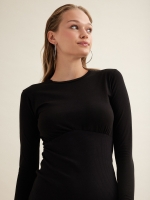 %Pto% Vestido preto combinado preto