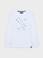%Pto% Camiseta print collage blanco vista frontal
