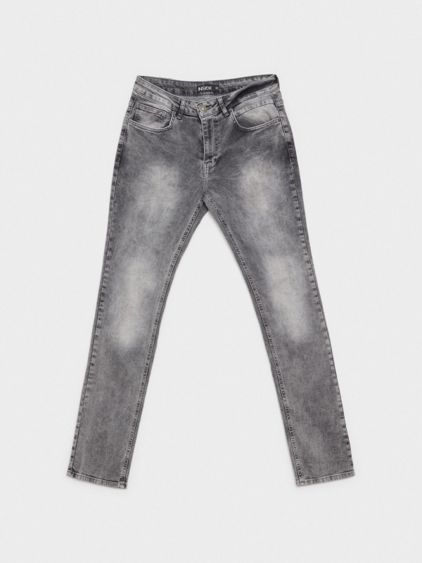  Jeans Slim grises gris oscuro