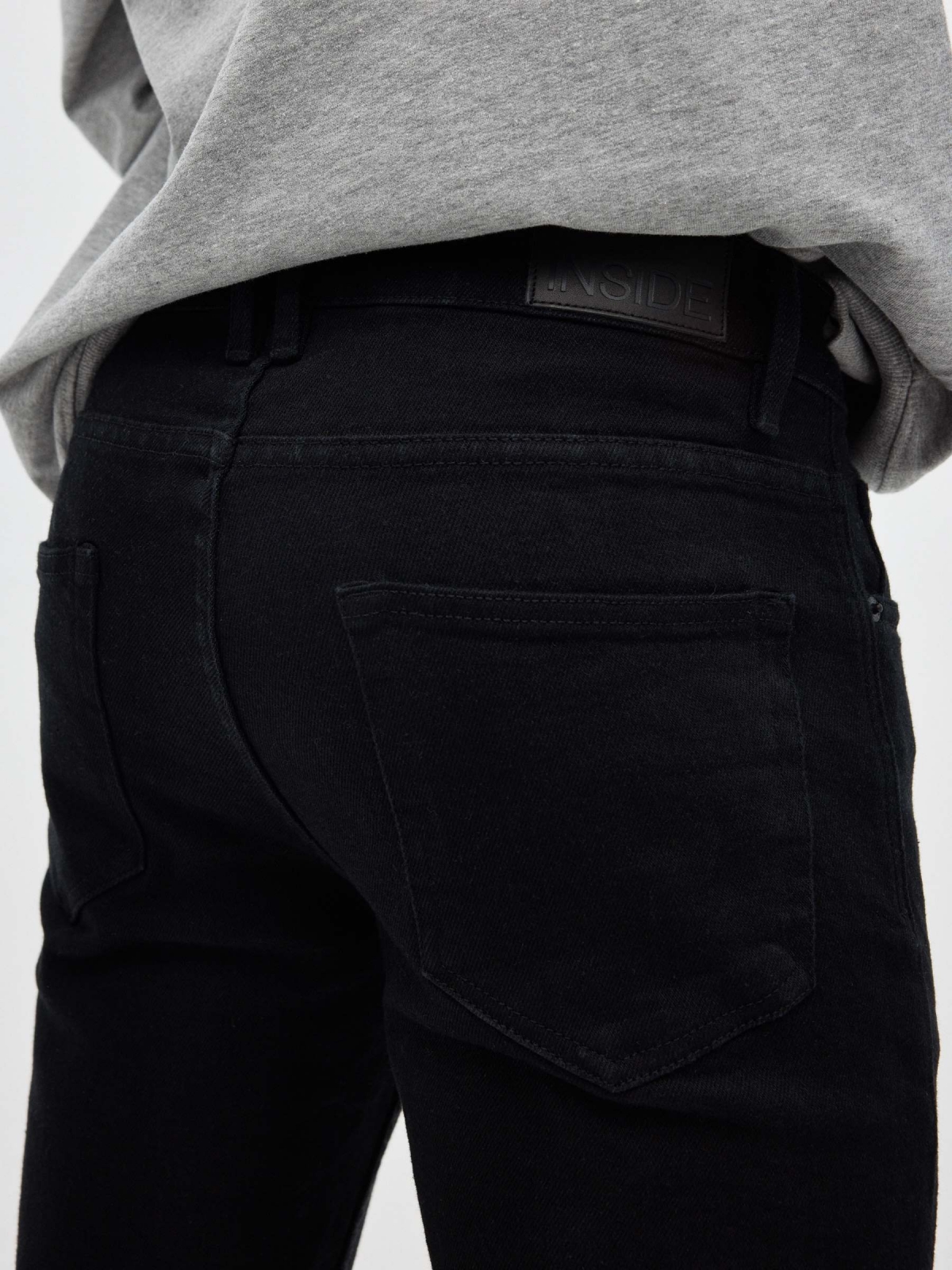 Jeans slim negros negro vista detalle