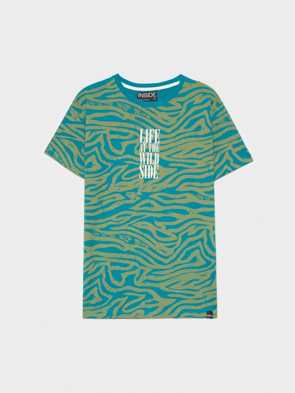  Graphic print t-shirt emerald