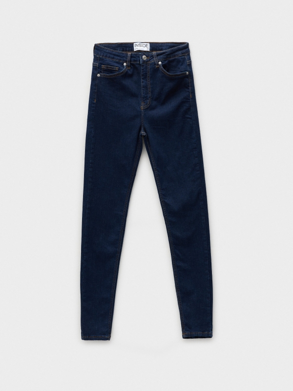  High rise skinny jeans dark blue