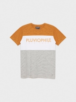 %Pto% T-shirt Pluviophile ocre