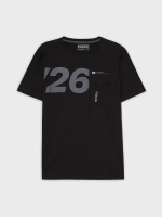 %Pto% Graphic T-shirt with pocket black