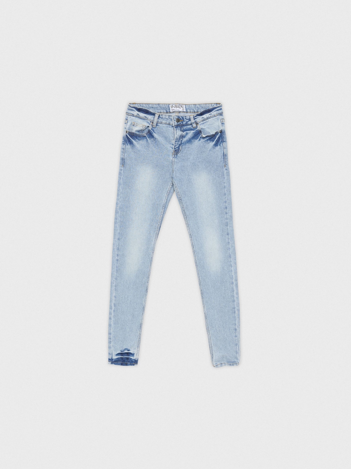  Jeans de ganga skinny claras azul