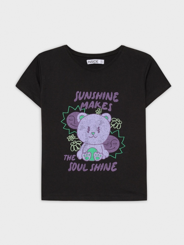 Camiseta Sunshine negro