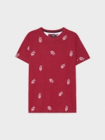 %Pto% T-shirt com estampado granada