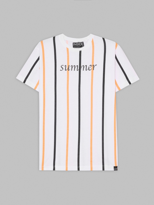  T-shirt estampada summer branco