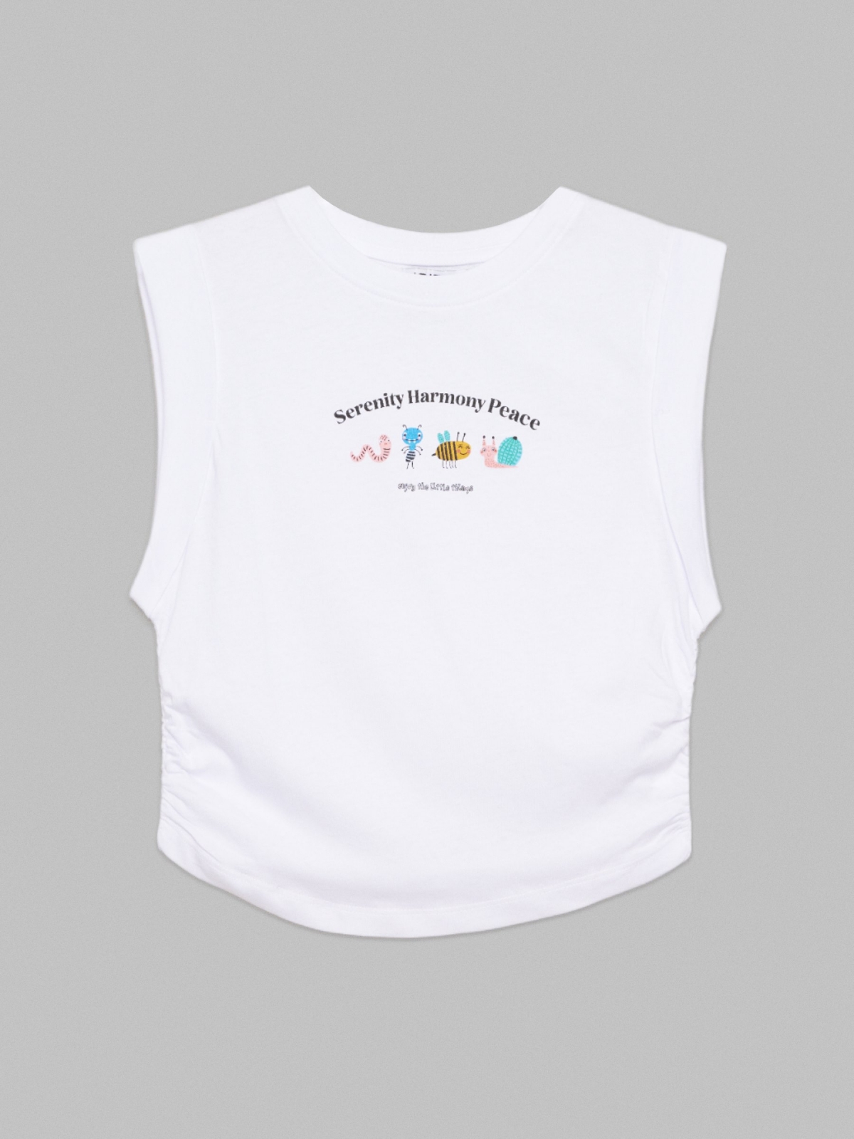  Camiseta Serenity Harmony Peace blanco