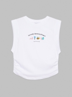 %Pto% T-shirt Serenity Harmony Peace branco