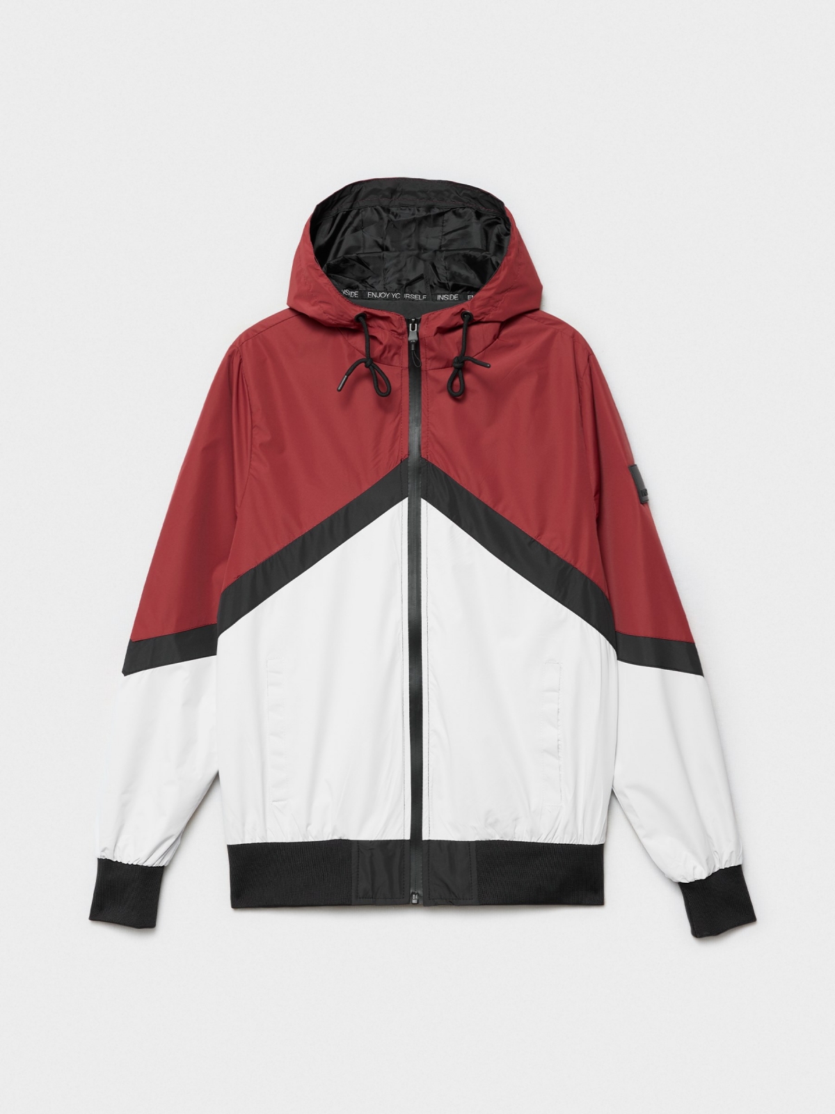  Lightweight hooded jacket white