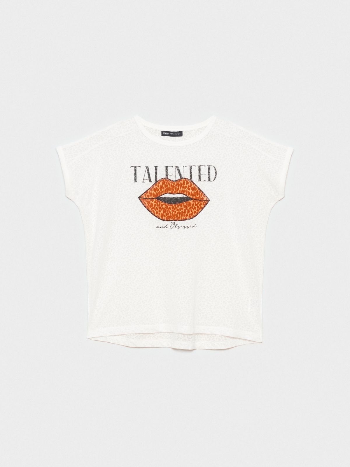  Camiseta Talented blanco roto