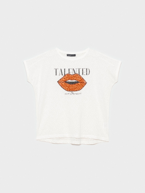  Camiseta Talented blanco roto