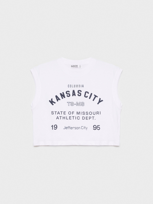  Camiseta Kansas City blanco